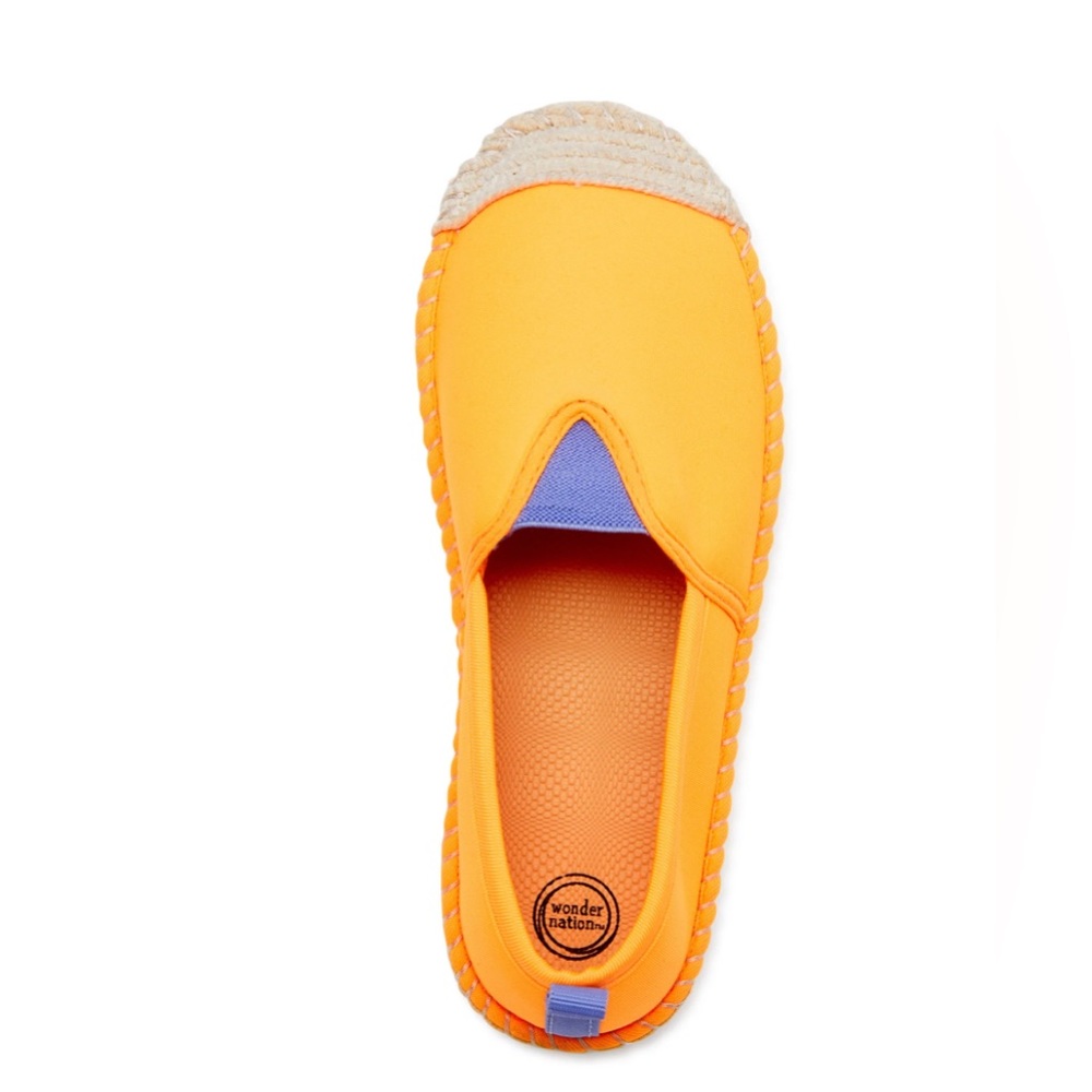 Wonder Nation Neon Espadrille Water Shoes Size 13/1